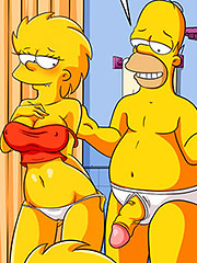 He's got a huge cock - The Simptoons Football and beer part 2 by welcomix (tufos)